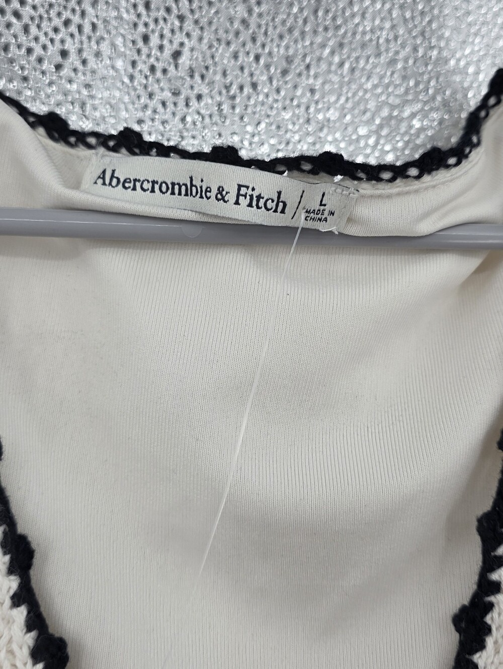 New Abercrombie And Fitch Crochet Dress Large - Picture 4 of 7